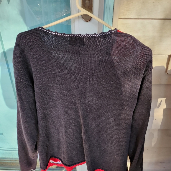 Women's Christmas cardigan sweater, size 1x button up - Picture 3 of 3